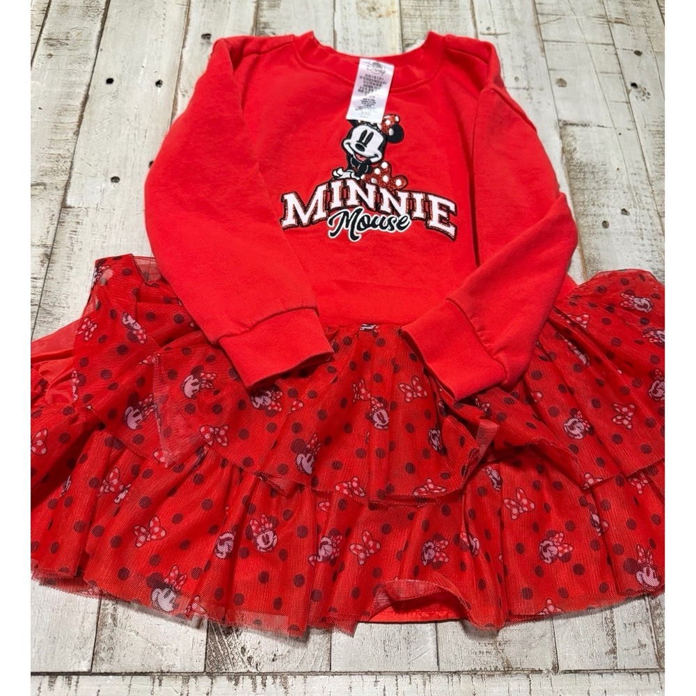 Girls‎ Disney Minnie Mouse long sleeve dress